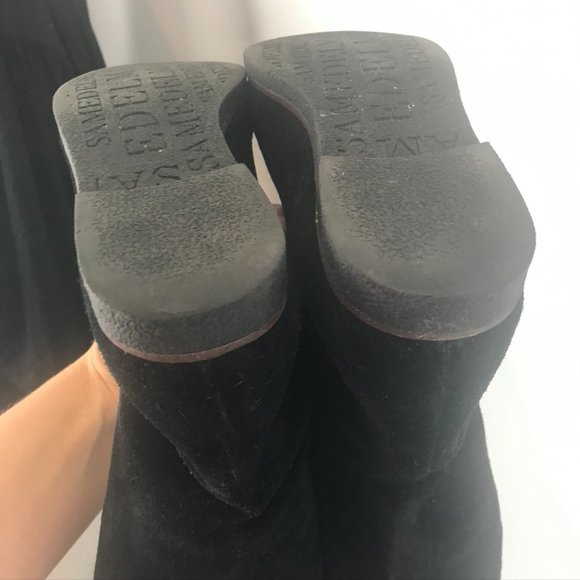 Sam Edelman Suede Over-Knee Faux-Fur-Lined Boots - Picture 13 of 15